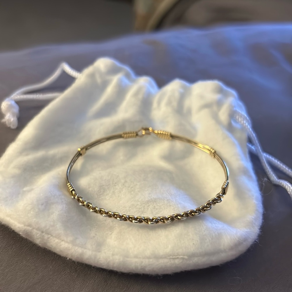 Ronaldo silver and gold bracelet
